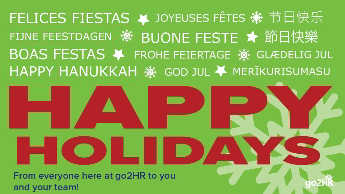 happy holidays card